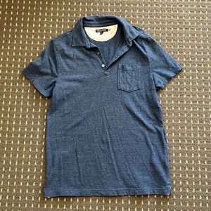 Banana Republic Navy Performance Pique Short Sleeve Polo - [Men’s M]